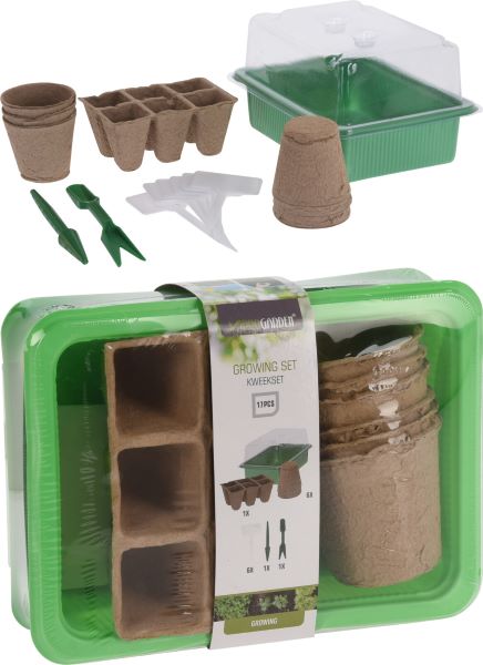 17 pc. Mini Start Set Seed Tray