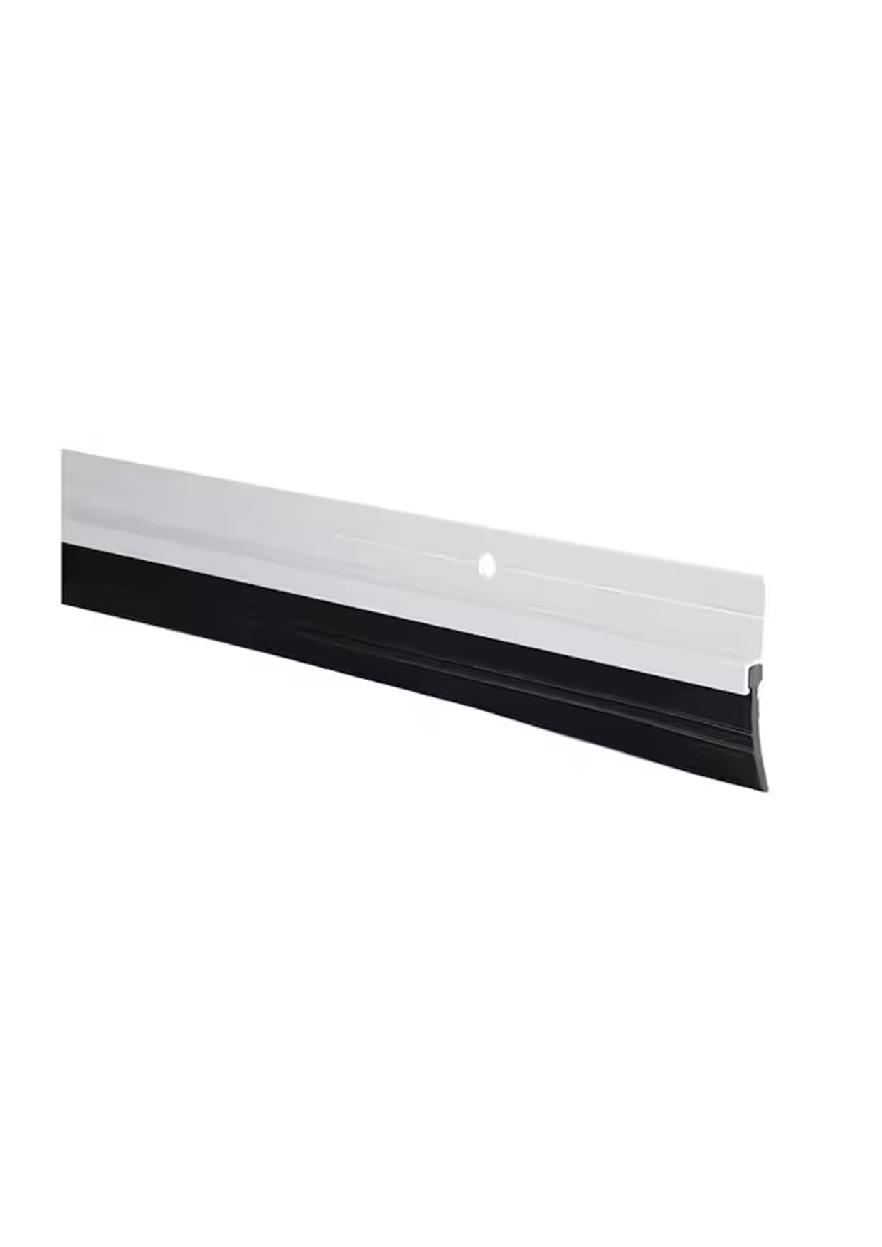 1.5 in. X 36 in. White Aluminium Door Sweep With Rubber Base