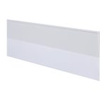 36 in. White Vinyl Self Stick Door Sweep