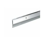 2 in. X 36 in. Silver Finish Aluminium Door With Flexible Vinyl Base