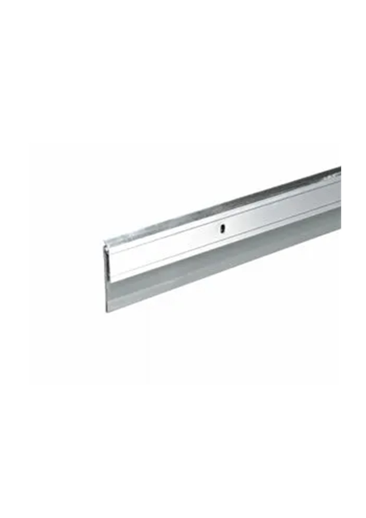 2 in. X 36 in. Silver Finish Aluminium Door With Flexible Vinyl Base