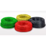 6 mm. PVC Single Wire Red