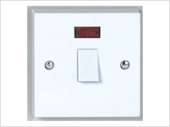 20Amp. Single Pole Pilot Light Flush Switch