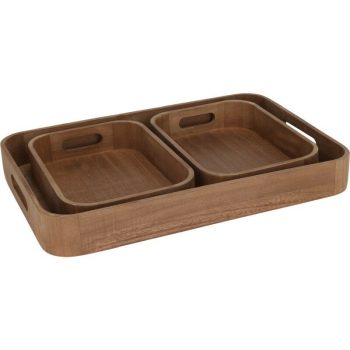 Walnut Wood Rectangular Serving Tray