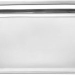 46x30cm Silver Stainless Steel Serving Tray