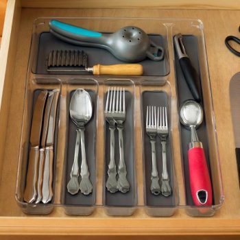 12 in. x 15 in. Plastic Cutlery Tray