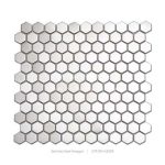 Silver 32x30cm Stainless Steel Metal Mosaic Wall Tile #H22203