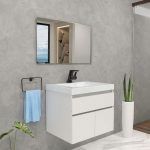 25 in. x 19 in. White Macao Vanity