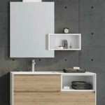 39 in. X 18 in. Wood Rectangular Floating Vanity Ceramic Basin