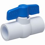1/2" White Pvc Ball Valve #107-633