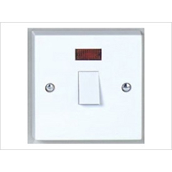 20Amp. Single Pole Pilot Light Flush Switch