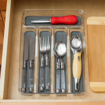 9 in. x 12 in. Plastic Cutlery Tray
