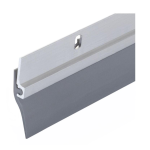 36' Aluminum Vinyl Finish Single Edge Door Sweep