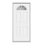 METAL CATHEDRAL DOOR WITH CLEAR GLASS